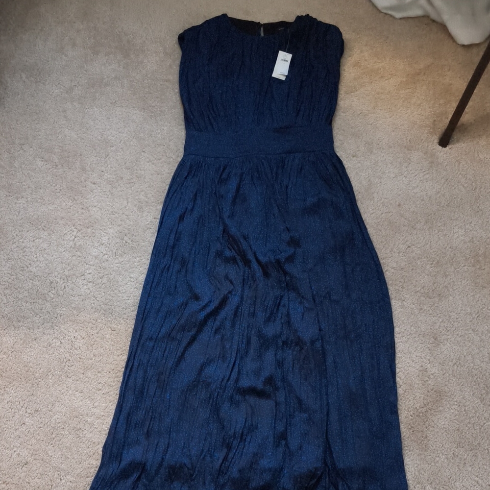 Elegant Navy Blue Women's Dress